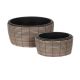 Plant Pot Round Set 2pc (VN8000120)