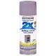 Rust-Oleum 2X Paint+Primer Spray Paint Satin Silver Lilac 12 oz