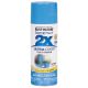 Rust-Oleum 2X Ultra Cover Satin Paint+Primer Spray Paint Oasis Blue 12oz