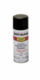 Rust-Oleum Stops Rust Gloss Black Enamel Spray Spaint 12oz