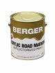 Berger Acrylic Road Marking Reflectorized Paint White 1gal