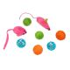 Mouse and Ball Pet Toy Plush / Rubber 8 pcs (8418097) (IDC10064)