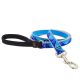 Lupine Pet Reflective Blue Paws Nylon Dog Leash 6ft