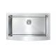 Farmhouse Sink Stainless Steel Curved Apron Single Bowl (3322DC)