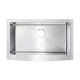 Glacier Single Bowl Farmhouse Kitchen Sink Stainless Steel (30 x 21 in.)