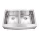 Glacier Double Bowl Apron Front Farmhouse Sink 33in x 21in (PL3321R)