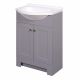 Zenith Bathroom Vanity with Sink Gray 24 x 16 x 35.5 in. (4002002)