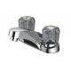 OakBrook Essential Series Chrome Finish Two Handle Lavatory Faucet