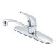 OakBrook Chrome Finish Single Handle Kitchen Faucet Without Side Spray