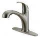 OakBrook Tucana Brushed Nickel Single Handle Kitchen Faucet with Pullout Spray