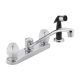 Peerless Two Handle Kitchen Faucet with Spray in Chrome