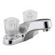 Peerless Two Handle Bathroom Faucet without Pop-up in Chrome (P240LF)
