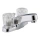 Peerless Two Handle Bathroom Faucet with Pop-up in Chrome