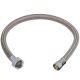 Faucet Supply Line Metal 3/8in x 1/2in x 20in