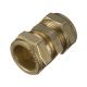 Coupling Comp. Brass 1/2in