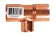 Tee Reducing Copper American 3/4in x 1/2in