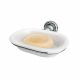 Cronex Soap Dish White/Chrome (CXP5452)