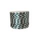 Rope Braided Green/White 5/8in (price per foot)