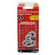 Ace S hooks 1in. Zinc 6pc (5449582)