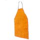 Welding Bib Apron Leather Tan Heavy Duty