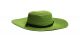 Wide Brim Braided UPF 50+ Hat Women Tea Green