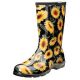 Sloggers Womens Boot Spring Sunflower Black Size 6-11 (5023SUNBK)