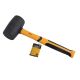 Hoteche Rubber Mallet with Fiber Glass Handle 24 oz (230103)