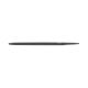 Crescent Nicholson Steel Triangle Single Cut Slim Taper File  4 in.