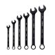 Stanley Combination Wrench Set Black Chrome 6pc