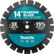 Makita Segmented Dual Purpose Diamond Blade 14 in. (B-69674)