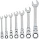 Craftsman Reversible Ratcheting Flex Head Combination Wrench Set SAE 7 pc