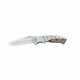 Frost Cutlery Cold Silence Folding Knife Brown/Silver