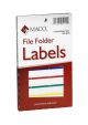 File Folder Lables Maco Assorted (10019)