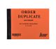 Order Book Duplicate 4in x 5in