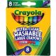 Crayola Washable Crayons Large 8 pk (52-3280)