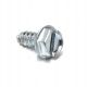 Screw Sheet Metal Hex Galvanized 14 x 3/4in