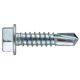 Hex Washer Head Self Drilling Screw Zinc 1/4-14 x 2-1/2 in