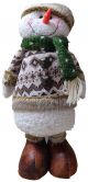 Standing Snow Man Bell Button Sweater (150-8100843B)