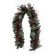 Garland Frosted Evergreen Holly Berries Pine Cones 66in (140-5700571)