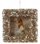 Sparkle Photo Frame Gold & Pearls 4.5in (130-5001450)