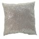 Throw Cushion Sequined One Sided Light Grey 18in (150-8200364)