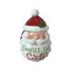 Santa Cookie Jar Ceramic 5in (180-1300088)