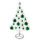 Christmas Tree Metal With Topper & Balls (200-390074)