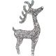 Deer Sparkel Lighted String Silver White Light (120-2000126/1)