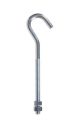 Hook Bolt with Nut 5/16in-18 x 6in