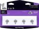 Key Rail 4 Hook White/Silver 10lb