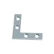 Corner Brace Flat Zinc 2-1/2in