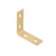 Corner Brace Solid Brass 1in