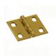 Hinge Broad Solid Brass 3/4in