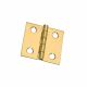 Hinge Broad Solid Brass 1in